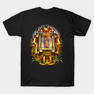 Our Lady of Guadalupe 10 Villa Mexico Virgin Mary T-Shirt